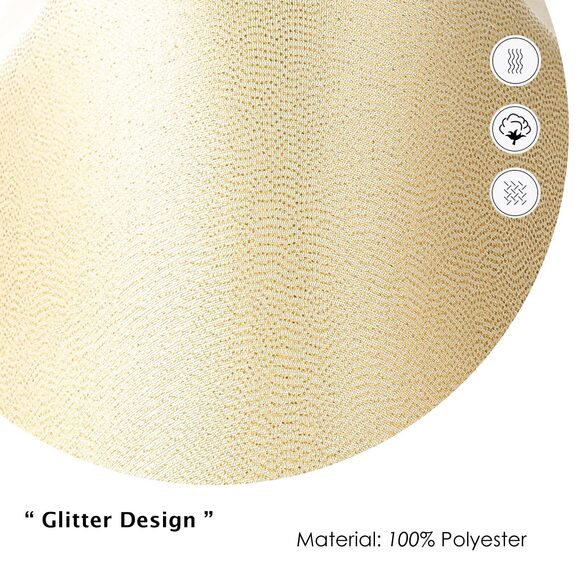 3551 Glitter Cowboy Hat For Women And Men Party Disco Cowgirl main image 5